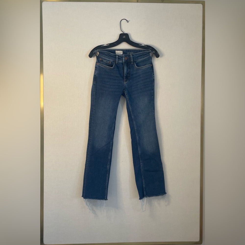Pilcro and Anthropologie combo Jeans dark blue never worn